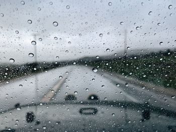 Raindrops on glass window