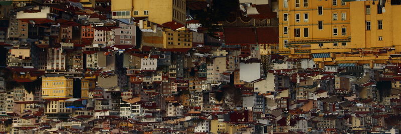 Full frame shot of buildings in city