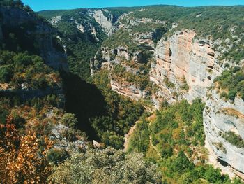 Scenic view of mountains