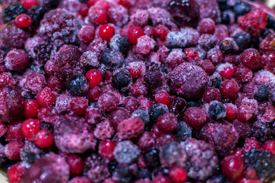 Full frame shot of strawberries