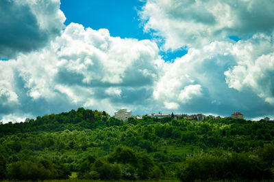 Panoramic view of landscape against sky