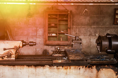 Interior of factory