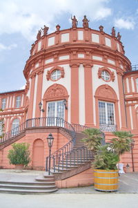 Low angle view of building against sky