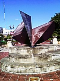 Built structure against clear blue sky