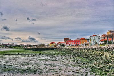 Houses against sky