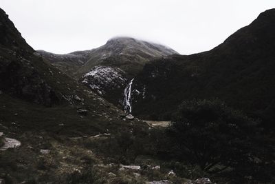 Scenic view of mountain against sky