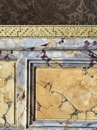 Close-up view of tiled floor