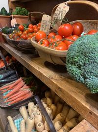 Market fresh vegetables