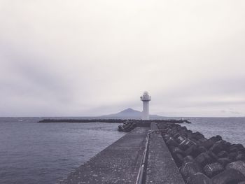 Lighthouse at seaside