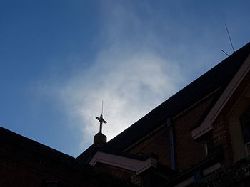 Low angle view of building against sky