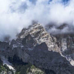 National park of the dolomites in summer