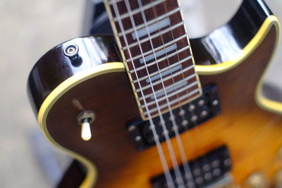 Close-up of guitar