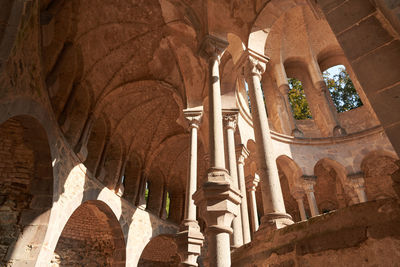 Low angle view of historic building