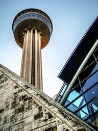 Low angle view of building against sky