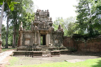 View of temple against sky