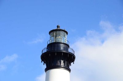 Low angle view of lighthouse