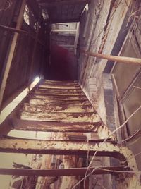 Low angle view of staircase