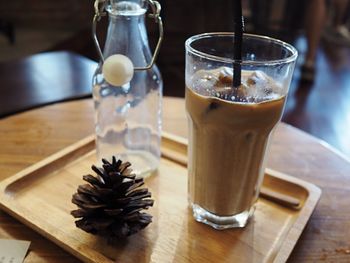 Close-up of food on table