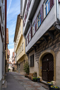 Street amidst buildings in city