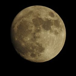 Close-up of moon at night