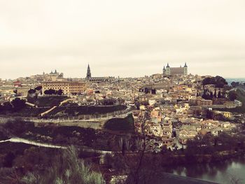 High angle view of cityscape