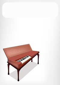 Close-up of piano against white background