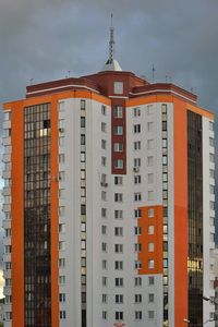 Low angle view of buildings against sky