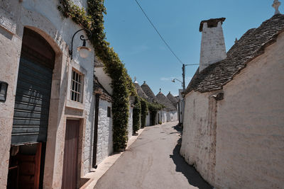 Street amidst buildings against sky