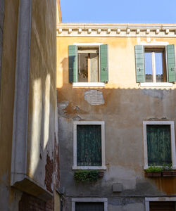 Low angle view of old building