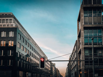 Low angle view of buildings against sky