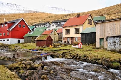 Houses in town