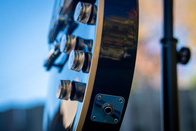 Close-up of a guitar