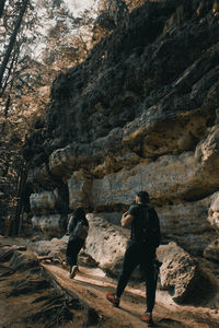 Hiking through the bohemian switzerland park