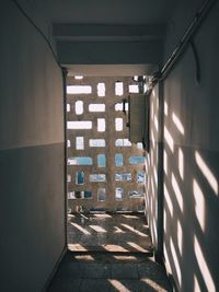 Corridor of building