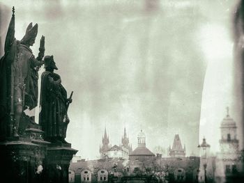 Low angle view of church