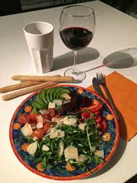 Close-up of food in plate