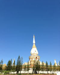 View of cathedral against blue sky