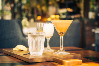 Close-up of drink on table