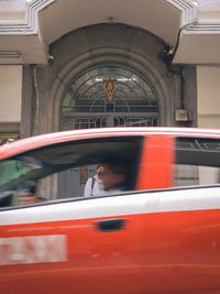 Low angle view of car