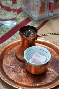 Close-up high angle view