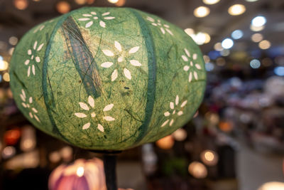 Close-up of christmas decorations