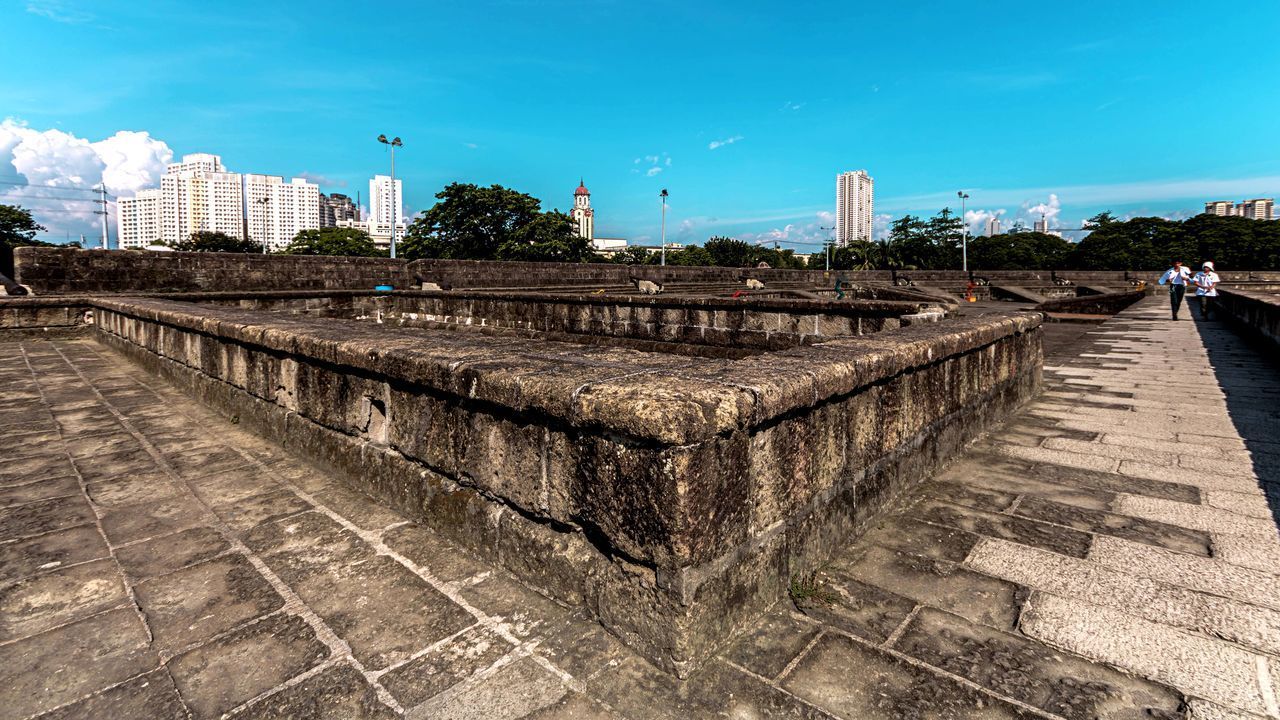 OLD BUILDING AGAINST SKY