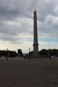 View of historical building against cloudy sky