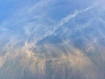 Low angle view of clouds in sky