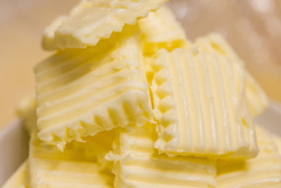 Close-up of bread in plate