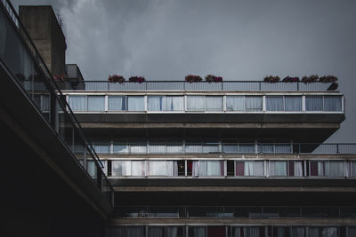 Low angle view of building against sky