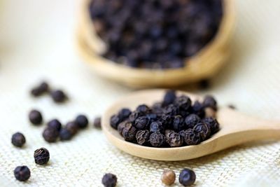 Close-up of black coffee on table