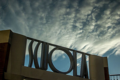 Low angle view of dramatic sky