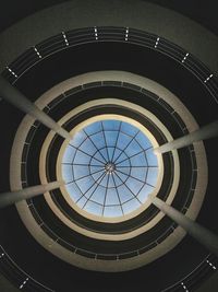 Low angle view of skylight