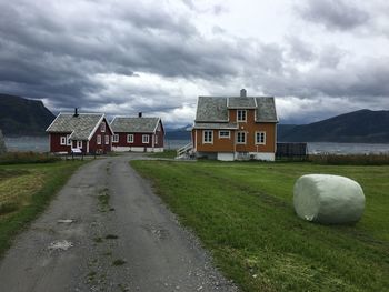 Houses against sky